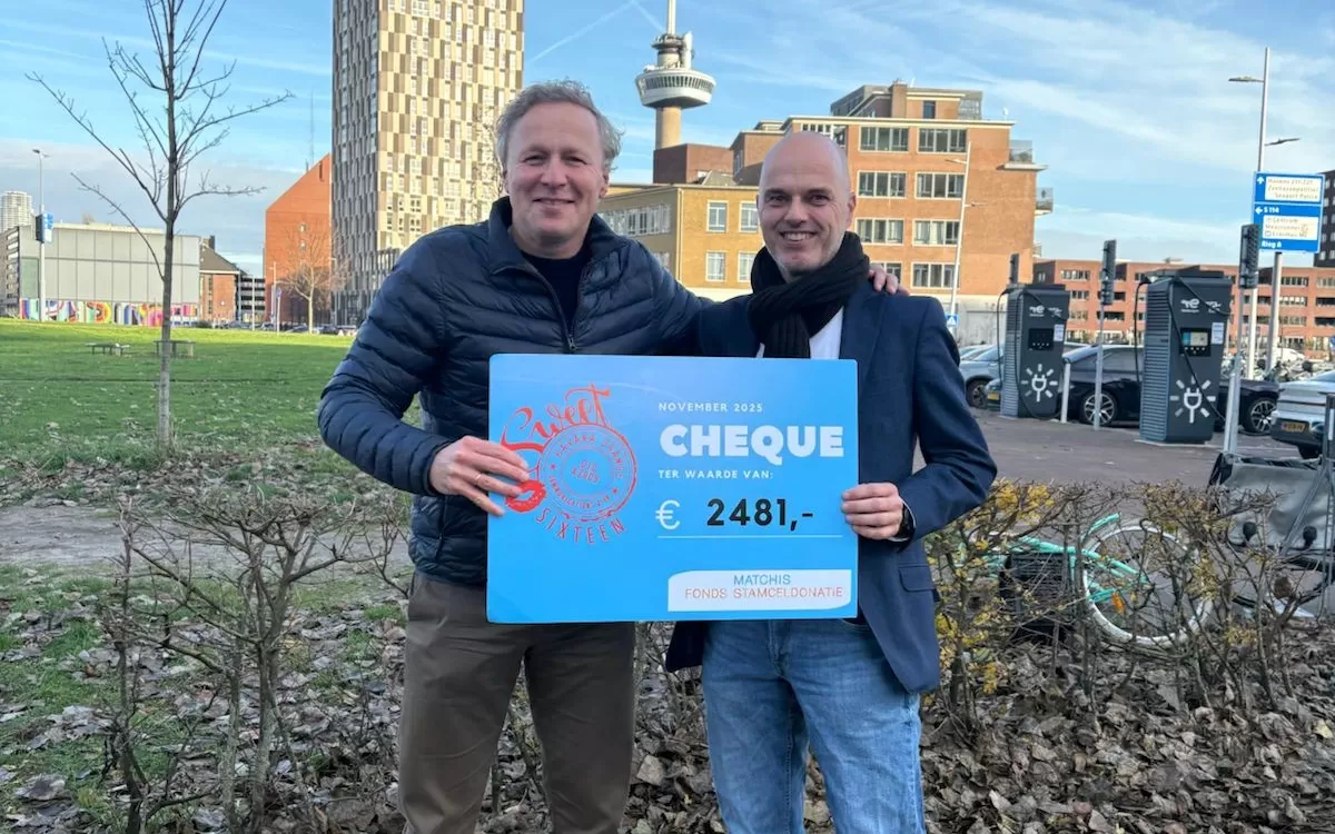 Cheque overhandiging Havana Orange