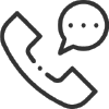Icoon van telefoon